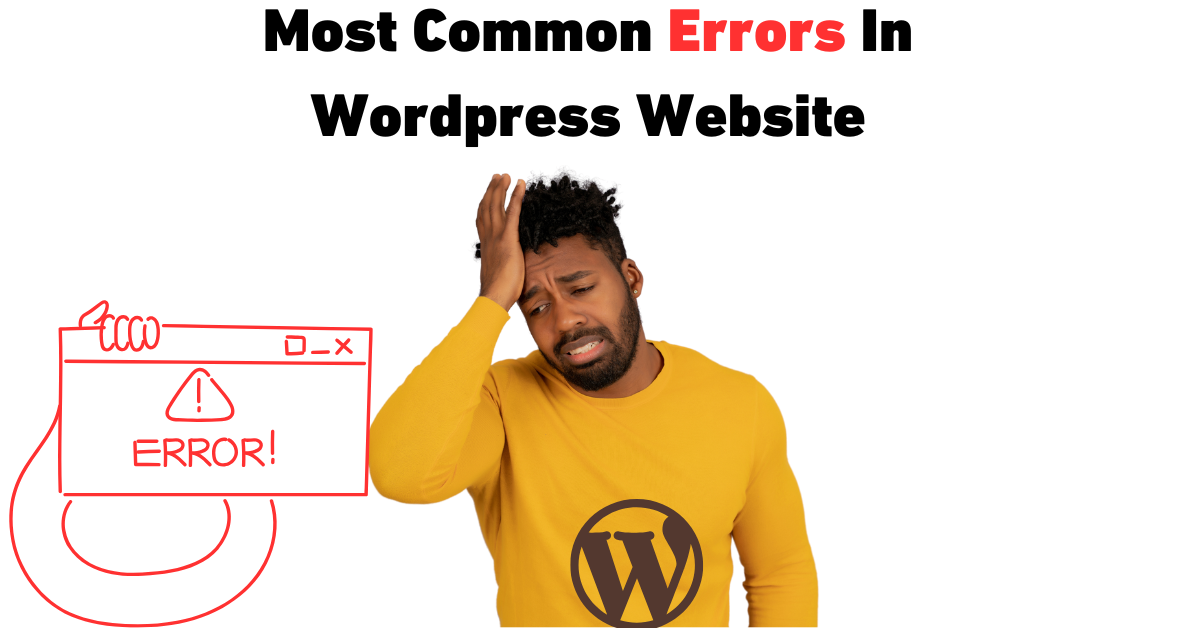 common error in wordpress website